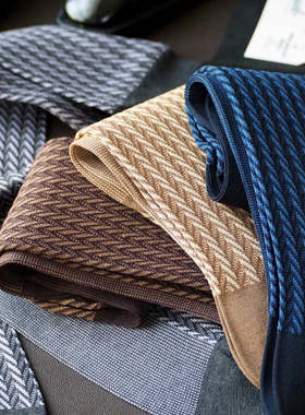 ilregalo 迷你人字纹SHADOW图案 商务袜 长筒袜 il-regalo