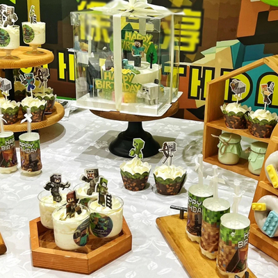 我的世界甜品台蛋糕装饰mi