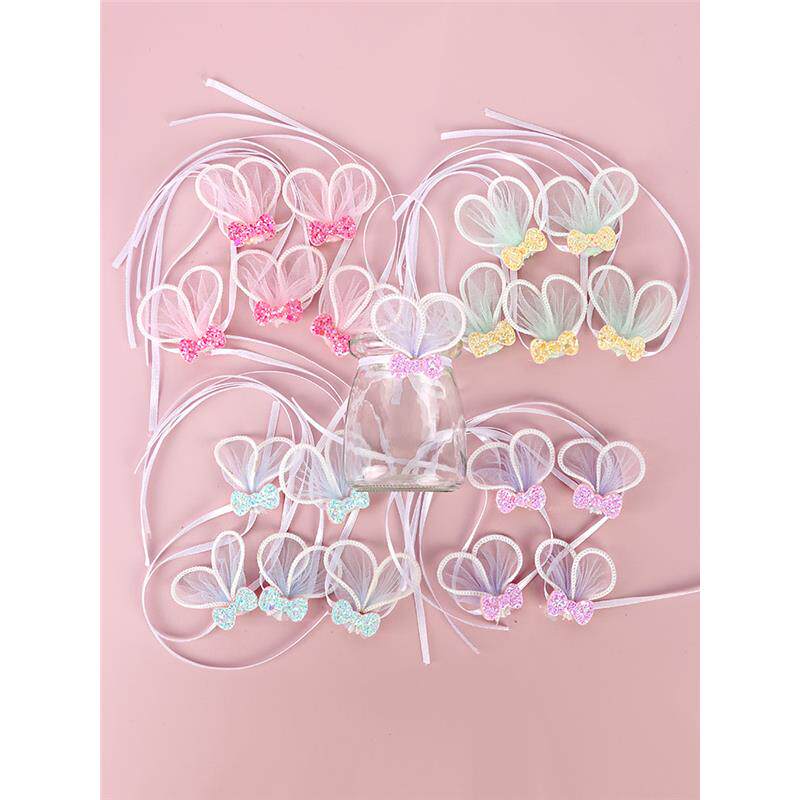 甜品台装饰兔耳朵布丁杯绑