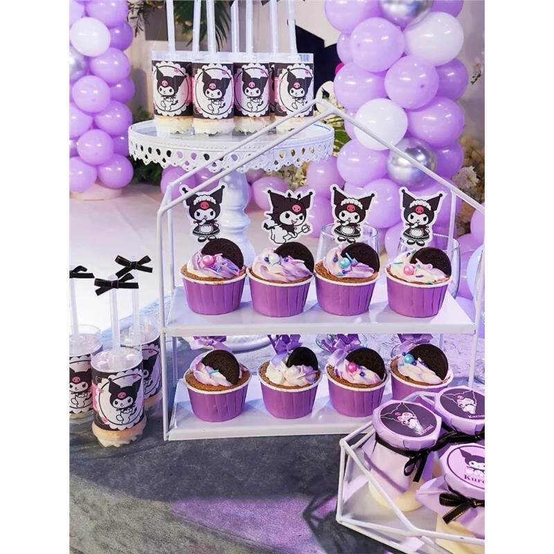 库洛米甜品台装饰kuromi生