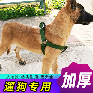 遛狗绳背心式 狗狗牵引绳金毛狗链子马犬专用大中型犬可调节胸背带