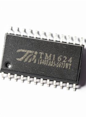 买1件发2个 全新原装 TM1624 LED数码管驱动器芯片 贴片SOP24