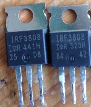 进口拆机 IRF3808 F3808 TO-220 N沟道MOS场效应管 质量保证