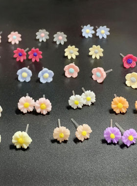 学生小巧花朵塑料耳针消炎棒