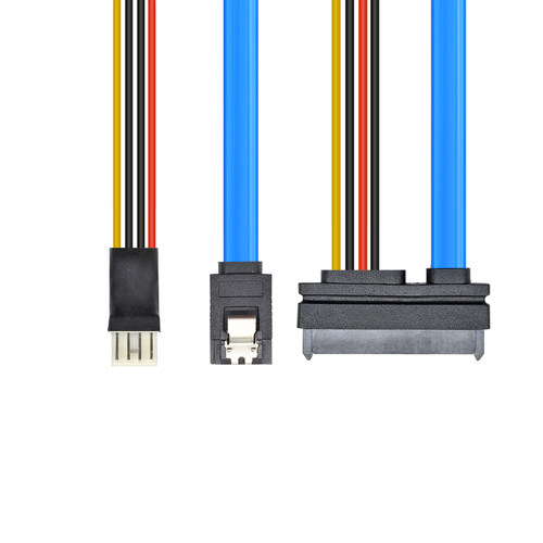 Gen810光驱位改硬盘数据供电线