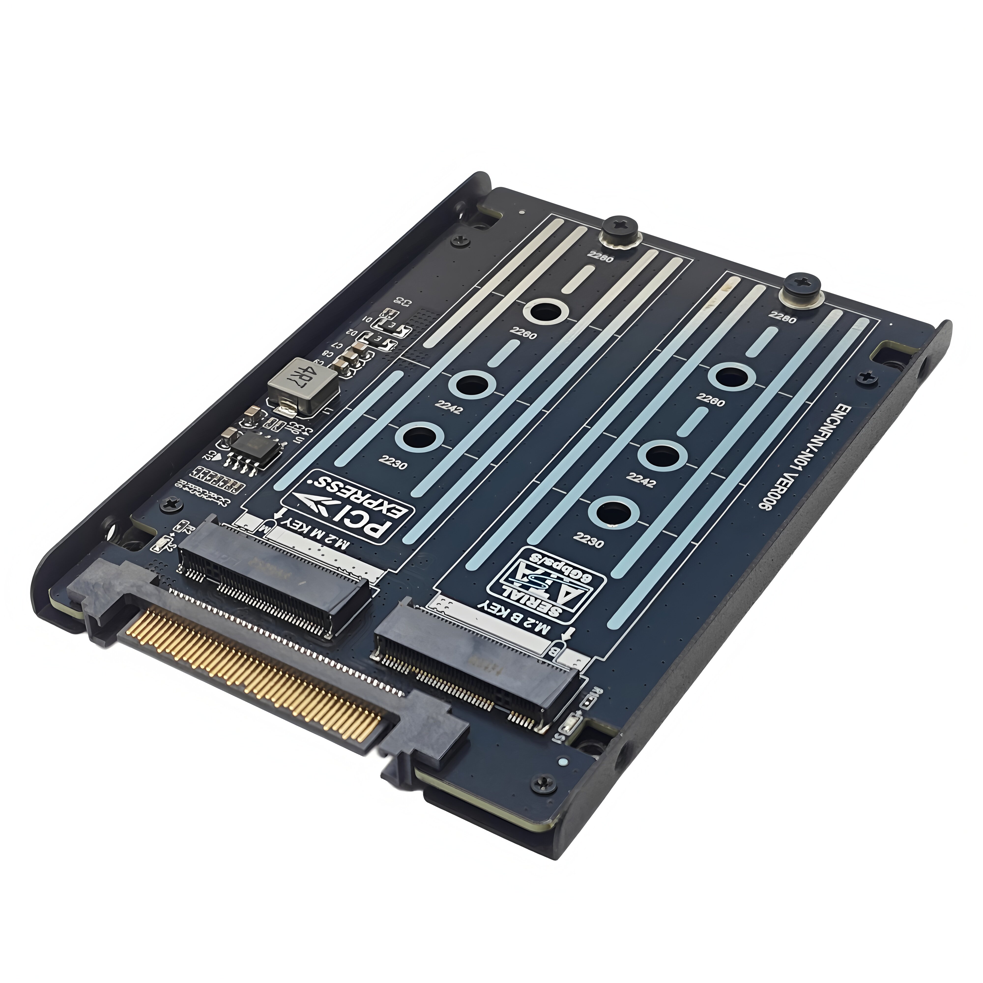M.2 NVME转U.2接口SFF-8639 M-KEY 高速硬盘转接卡PCI-E4.0 Gen4