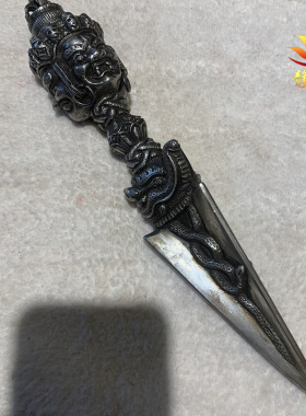 尼泊尔天铁藏饰佛堂手工