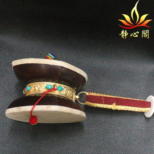 尼泊尔进口羊皮摆件手工