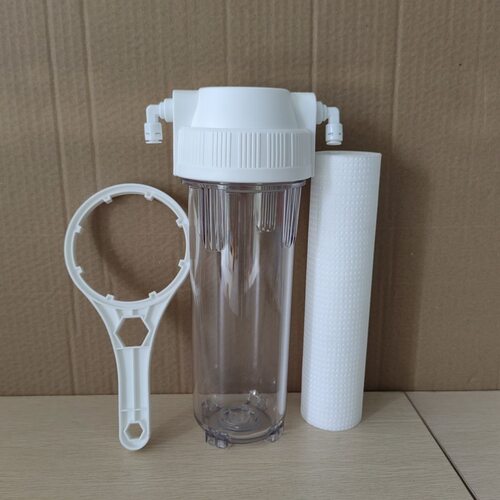 10寸白瓶高防爆/净水器2分过滤瓶花式滤筒滤壳