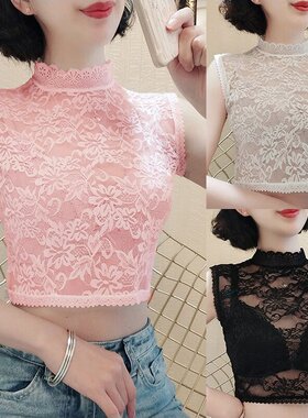 蕾丝假领子女百搭假领配毛衣秋冬装饰圆领打底内搭半高领假衣领子