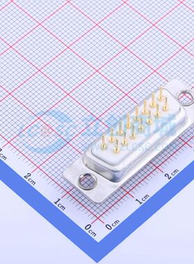 GDP15F-180 直插- D-Sub/VGA连接器 15P 母座2排可开票