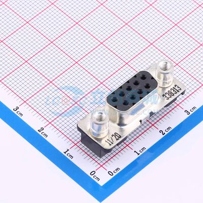 3-338313-2 直插插件 D-Sub/VGA连接器 9P 母座2排可开票