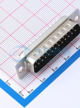 X0125WT7B1 焊线式插件 D-Sub/VGA连接器 25P 公座可开票