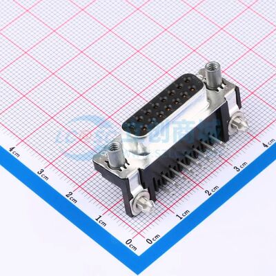 5747845-6 弯插 D-Sub/VGA连接器 15P 母座2排可开票