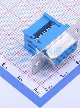 X0709FT7BL1 IDC- D-Sub/VGA连接器 9P 母座可开票