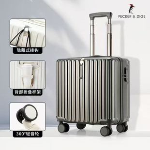PECKERDIGE广州啄木鸟万向轮拉链拉杆箱登机密码箱轻便旅行行李箱
