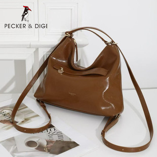 PECKERDIG广州啄木鸟女包2026秋专柜同款单肩双肩两用腋下包
