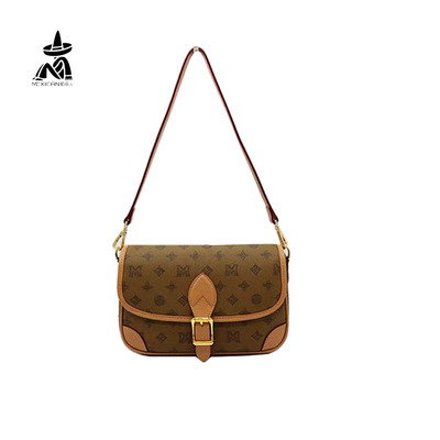 稻草人马鞍包印花中款韩版