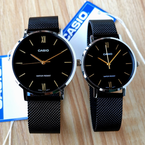 卡西欧正品超薄大气时尚情侣手表