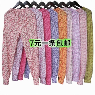 中老年女换洗裤子一次性秋裤绒裤线裤老太太花裤棉线加绒保暖衬裤