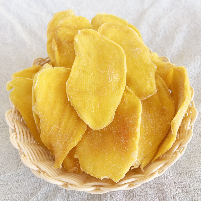 新货厚切大片芒果干500g散装  休闲果脯蜜饯零食水果干鲜果原切袋