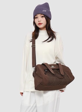 NORTH NANSEN  2025新款时尚纯色手提包大容量出行旅行女士单肩包