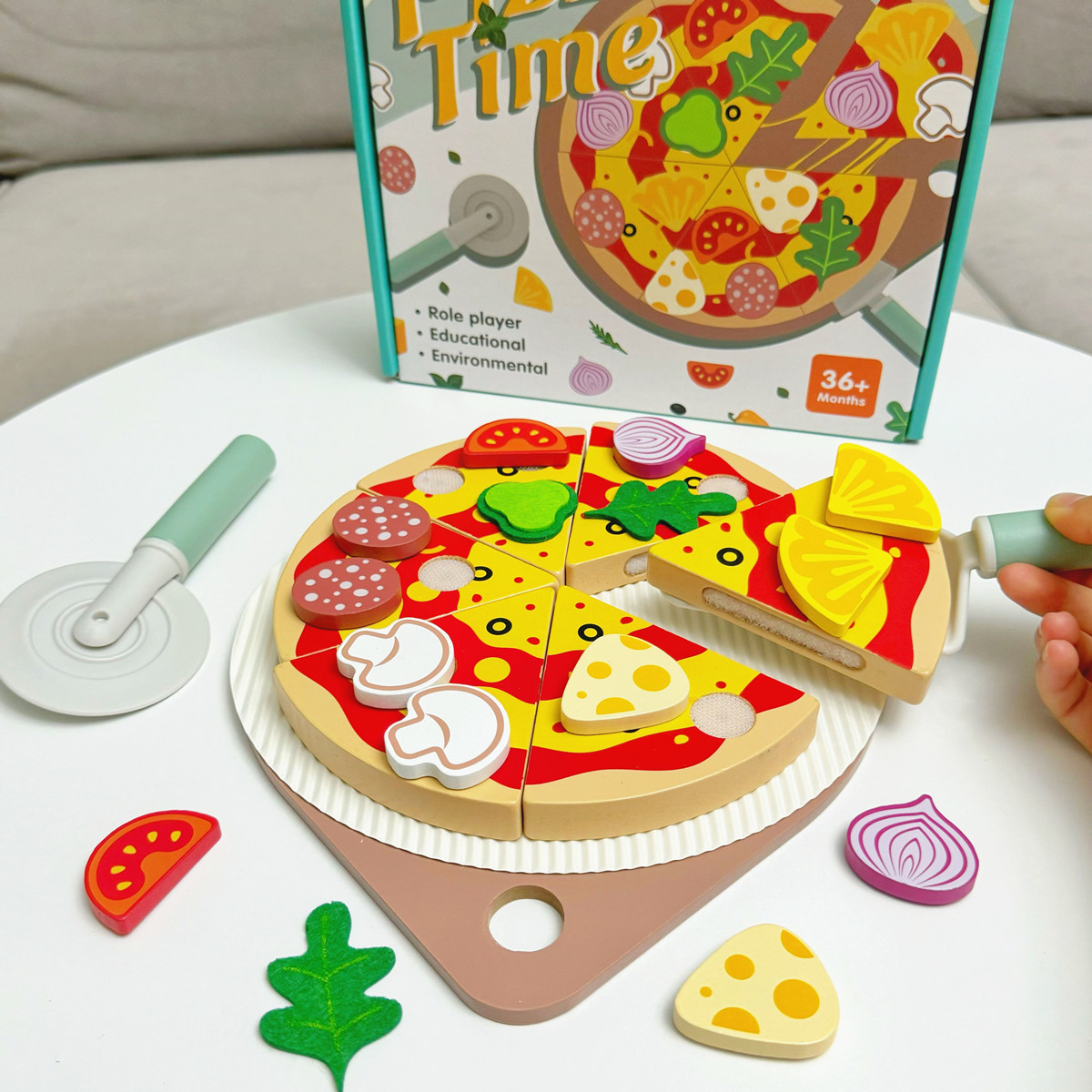 3-6岁仿真过家家披萨切切乐