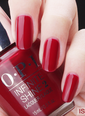 美国正品OPI彩色指甲油 ISL13微光疗牢固持久免烤显白暗红防水