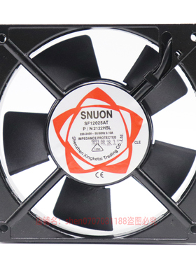 SF12025AT 2122HSL 220V电柜冷却散热风扇 12cm轴流风机薄款 静音