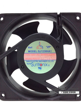 Suntronix台湾三巨SANJUN SJ1238HA1BL 110V HA2 HA3仪表轴流风扇