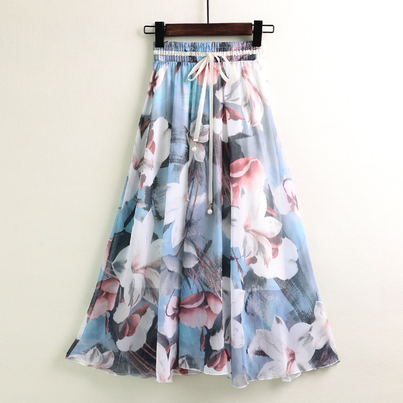 沙灘裙女夏2019新款波西米亞海邊渡假時尚半身及踝仙氣長裙半身裙在類目 女裝/女士精品, 半身裙中 - 來自Buy2taobao.com提供專業的淘寶代購服務