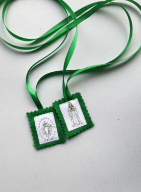 圣衣 绿色圣衣 希望的标记3.5cm*5cm