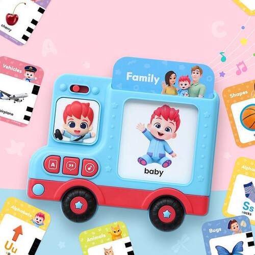 韩国pinkfong贝贝彬儿童英语启蒙早教卡片机宝宝益智玩具2-6岁5