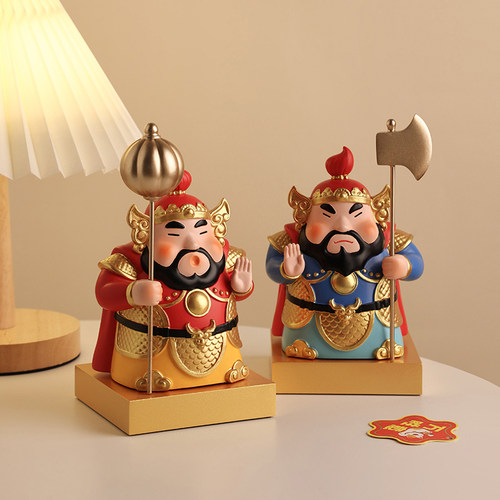【旺宅门神】哼哈二将新年摆件