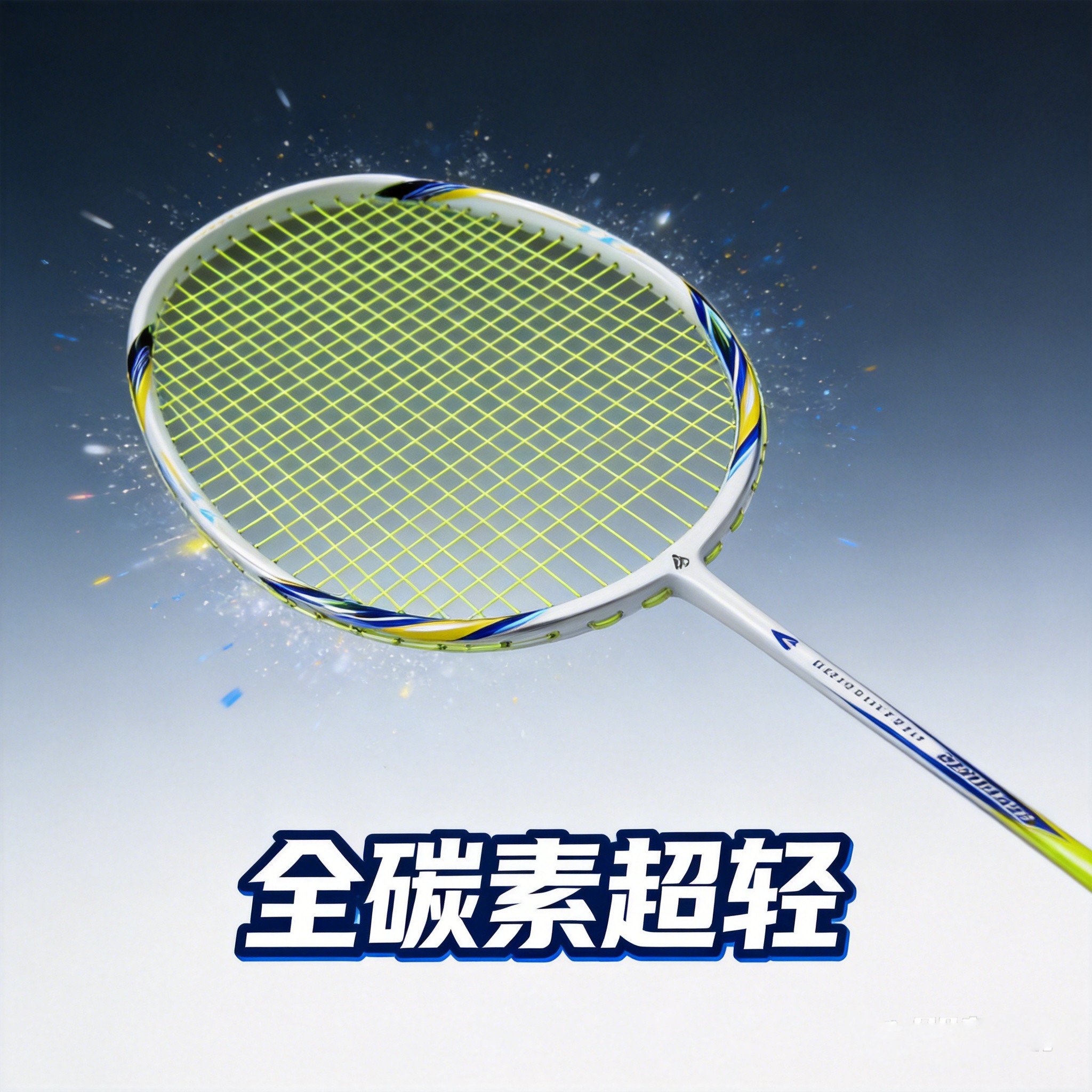 新手羽毛球拍全碳素超轻耐打高弹力入门学习训练初级单拍大拍框