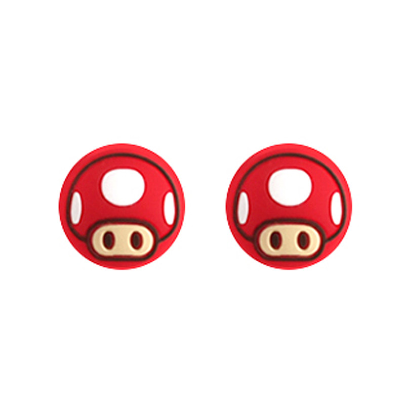 任天堂switch小蘑菇摇杆帽switch lite/oled通用硅胶摇杆帽NS配件