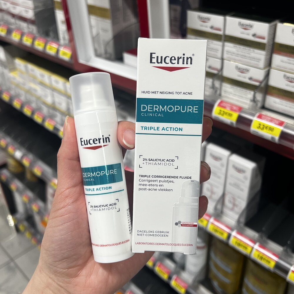 新包装 EUCERIN优色林三效精华40ml抗痘退红水杨酸舒缓修护淡痘印