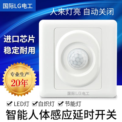 人体感应声控开关国际电工