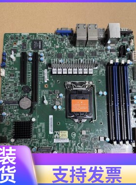 超微 X11SCH-LN4F 单路服务器主板 1151板载四网口Micro-ATX M.2