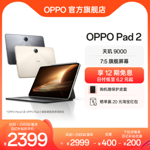 Pad 2平板电脑考研学习办公商务官方正品 oppo平板官方旗舰店 oppo官网学生新款 8GB 256GB百补价2399 OPPO