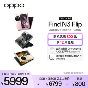 oppo官方官网旗舰店正品 手机 Flip find 上市oppo 5G小折叠屏新品 AI手机智能拍照折叠款 OPPO flip Find