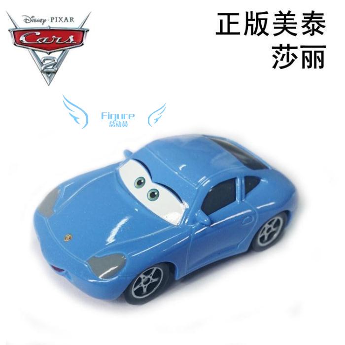 正版美泰Disney汽车总动员玩具车 合金车模 莎莉 麦昆的女朋友