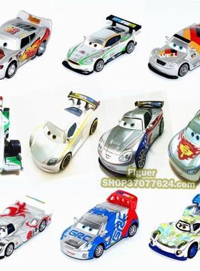 美泰儿童玩具车赛车总动员电镀银色麦昆国家赛车汽车总动员合金车