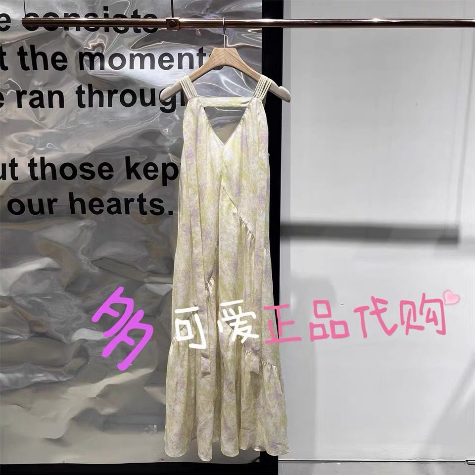 播连衣裙2026夏季BDS7LD4510新款度假风无袖印花仙女吊带裙悦澜