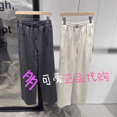 播休闲裤2025春款BDS1KD1123新款直筒长裤 春光明媚