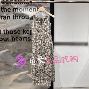 播连衣裙2026夏款BDT2LD1556新款度假风印花气质吊带裙果木与风琴