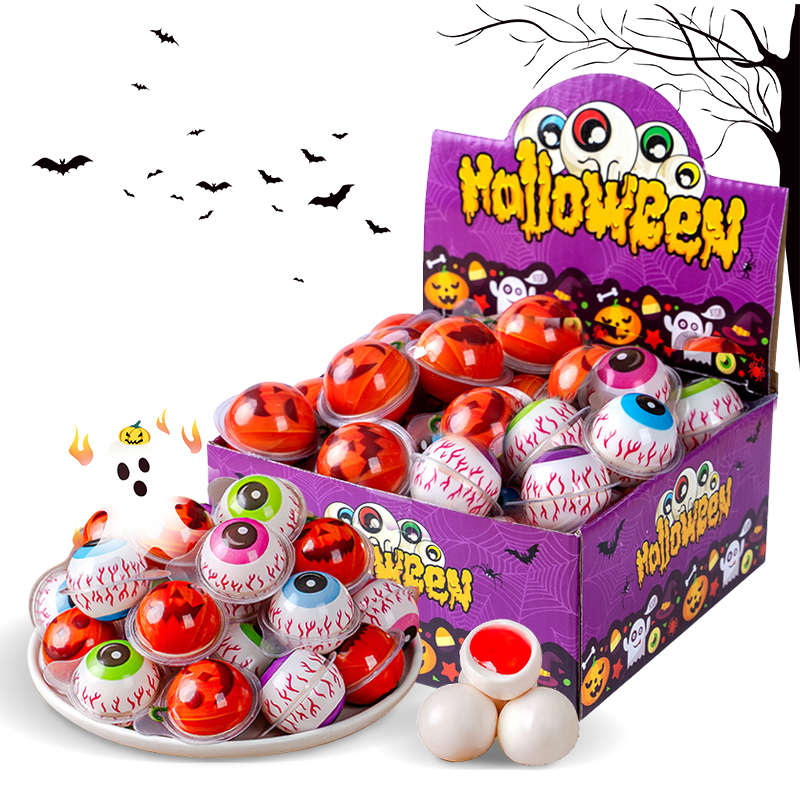 泉旺万圣节糖果礼盒 儿童礼物创意硬糖 棒棒糖 棉花糖南瓜糖零食