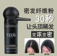 TOPPIK hair growth fiber, hair fiber, false hair powder, men's and women's dense hair powder, a hair replacement, covering and thinning hair growth wonder thumbnail 7