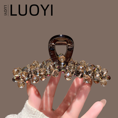 2025新款韩式时尚水晶抓夹