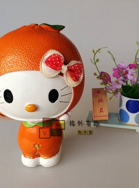 创意手办公仔摆件存钱罐凯蒂猫